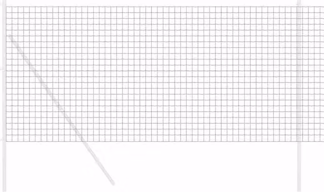Berkfield Home Modern Euro Fence Grey 1, 2x25 m PVC-Coated Steel Round Fence in Dark Grey, H: 120 cm, W: 25 m