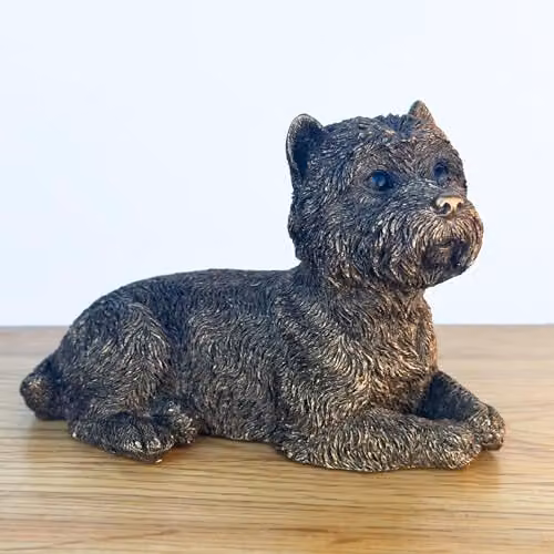 Leonardo Reflections Animal Crackers West Highland Terrier Dog Figurine in Bronze – 2