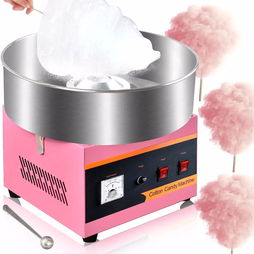 SPETLEK Commercial Electric Party Candy Floss Machine with Digital Display in Pink – 2