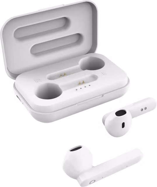 Streetz True Wireless Stereo Bluetooth Earbuds - White