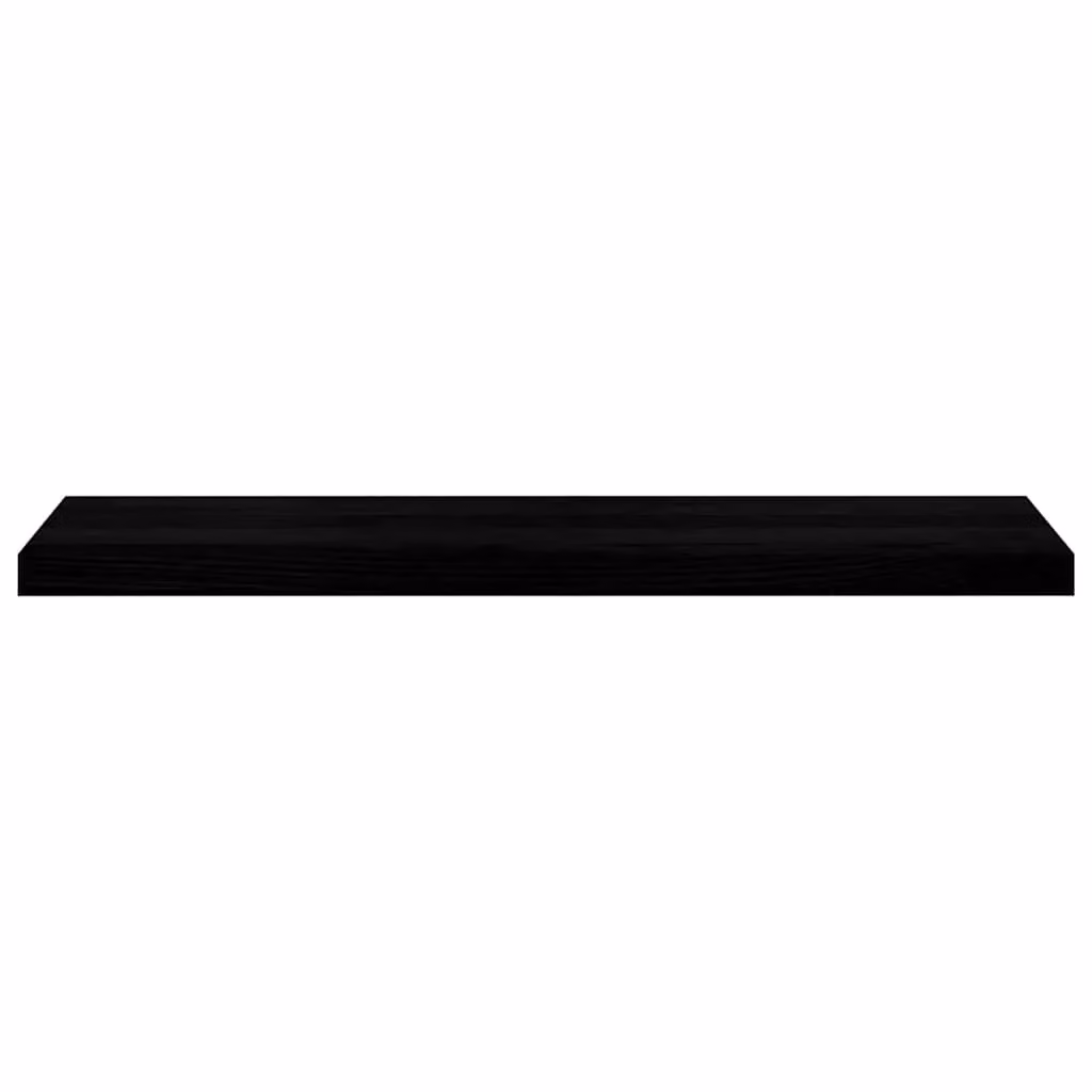 Berkfield Home Solid Oak Wood Window Sills, 2 Pieces, Dark Brown, W: 100 cm, D: 25 cm, H: 2 cm – 2