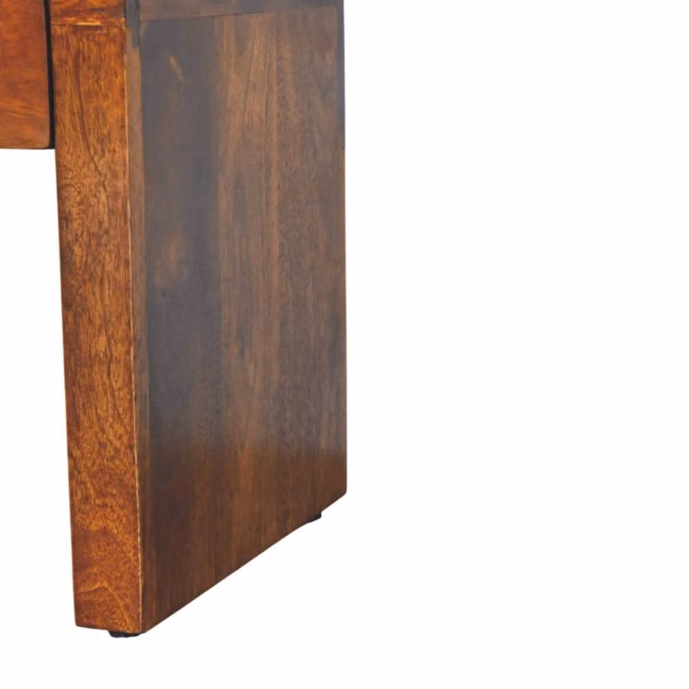 Wyld Haus Chioggia Mango Wood Bedside Table in Brown, W/D/H: 40 x 30 x 30 cm – 7