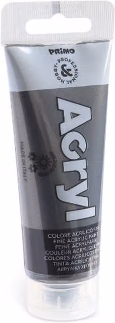 Morocolor Metallic Black Acrylic Paint, 75ml