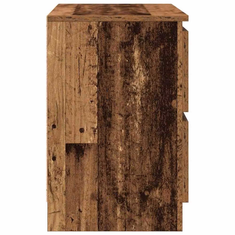Berkfield Home Rustic TV Cabinet in Brown Old Wood, W/D/H: 60 x 35 x 54 cm – 4