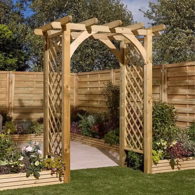 Rowlinson Cheltenham Arch in Natural Wood