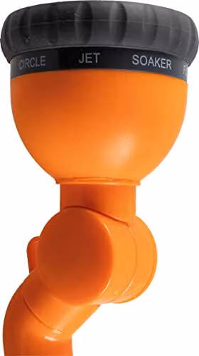 St Helens Home & Garden Manual Garden Hose Spray Gun Head, Orange, 1/2 inch – 6