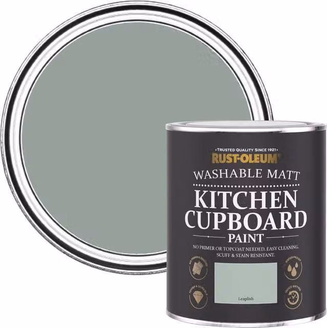 Rust-Oleum Chalky Kitchen Cupboard Paint in Dead Matt Green