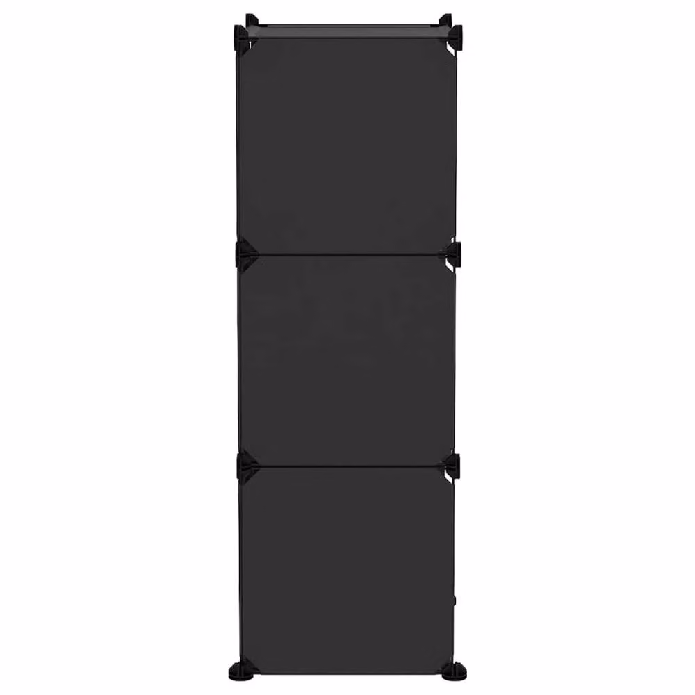 Berkfield Home 6-Cube Freestanding Storage Organiser in Black – 3