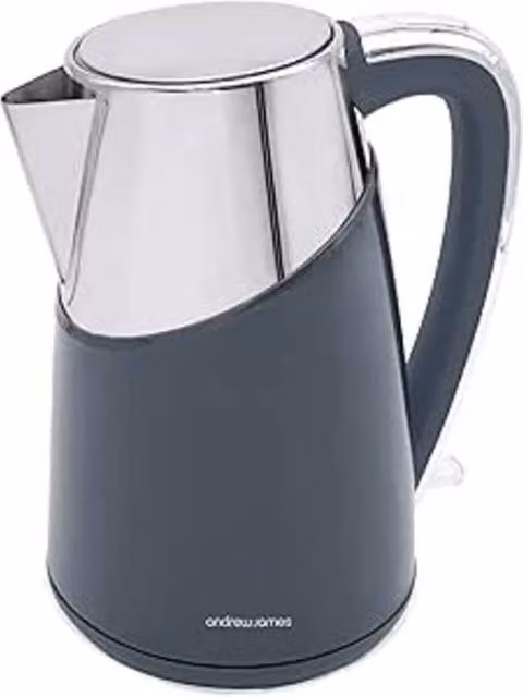 Andrew James Apollo Kettle in Blue with Limescale Filter and Stainless Steel Construction