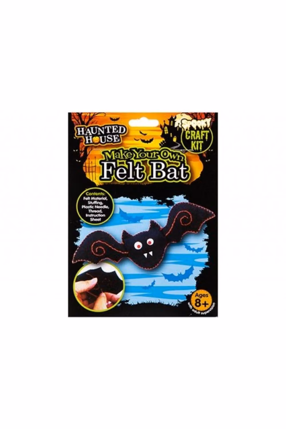 KDMD Make Your Own Felt Bat Kit, 3 Pack, Black – 2