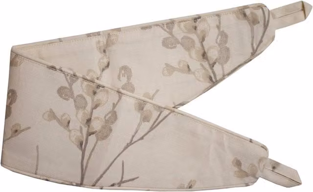 Laura Ashley Pussy Willow Tieback, Off White and Dove Grey, 66 cm