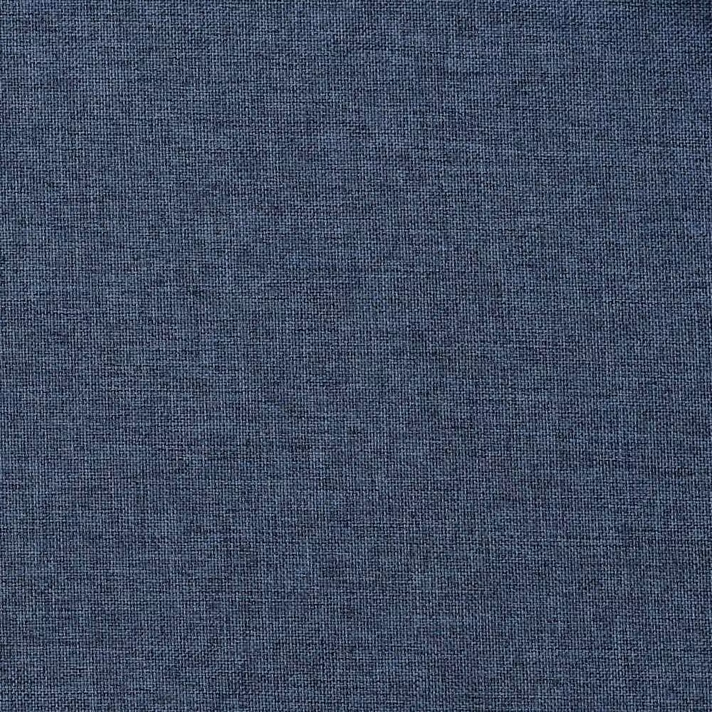 Berkfield Home Linen-Look Blackout Curtains with Eyelets, Blue, 2 Pack, W: 140 cm, H: 225 cm – 4