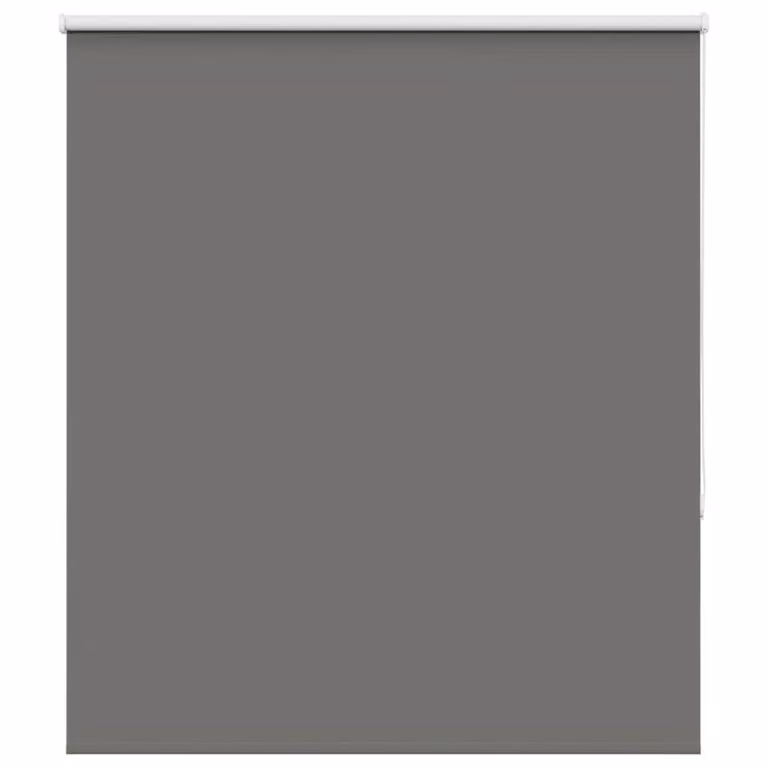 Berkfield Home Grey Blackout Roller Blind, Thermal Insulating Polyester, W: 125 cm, H: 175 cm