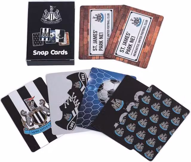 Newcastle United FC Classic Playing Card Deck in Black, White and Blue