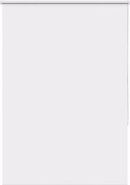 Berkfield Home White Blackout Roller Blind, Thermal Insulating Polyester, W: 100 cm, H: 175 cm