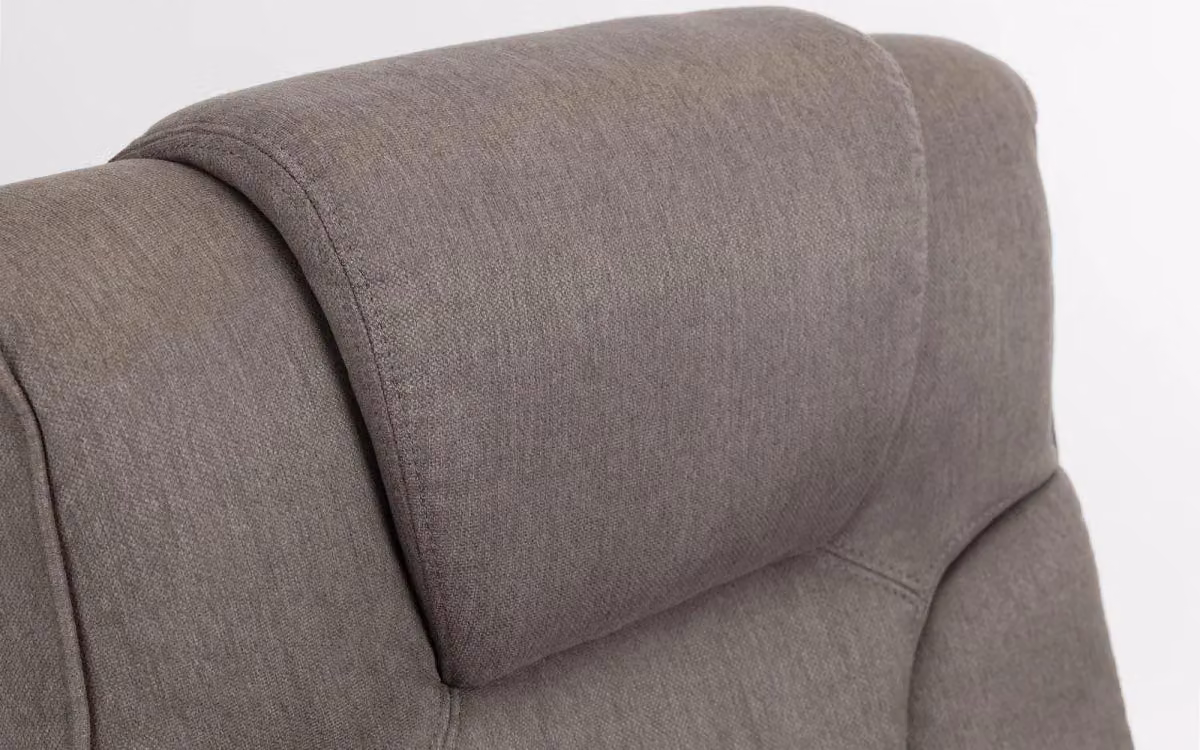 Ashfield Grey Reclining Swivel Chair with Footstool and Armrests – 3