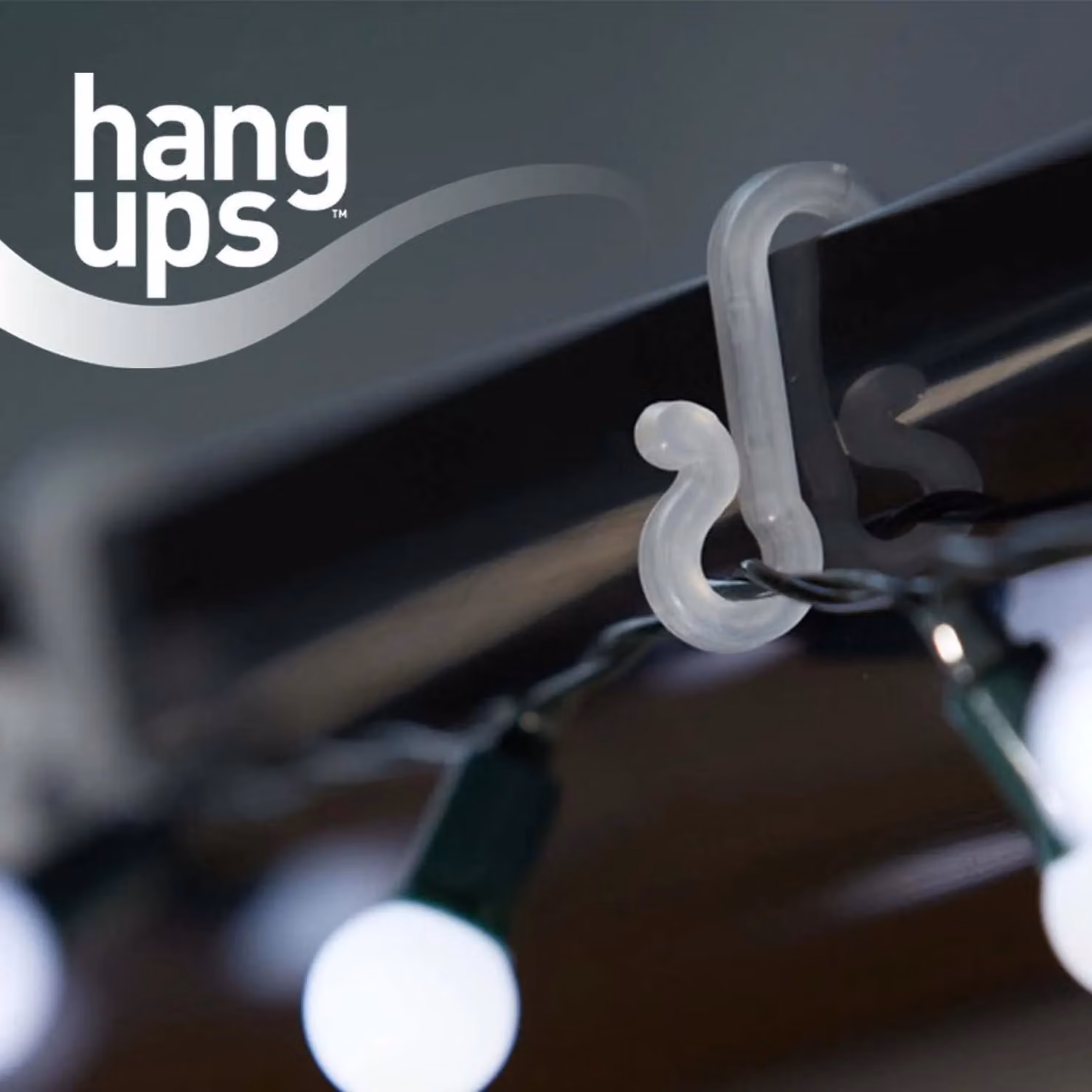 Hangups Clear Mini S Gutter Hooks, 100 Pack – 2