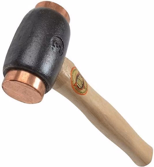 Thor Soft Copper Hammer with Wood Handle in Copper and Bronze