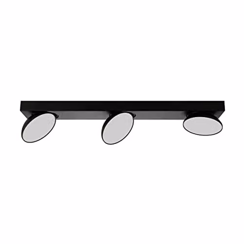 Netlighting Castelio Modern LED Ceiling Spotlight Bar in Black, 4000K – 1