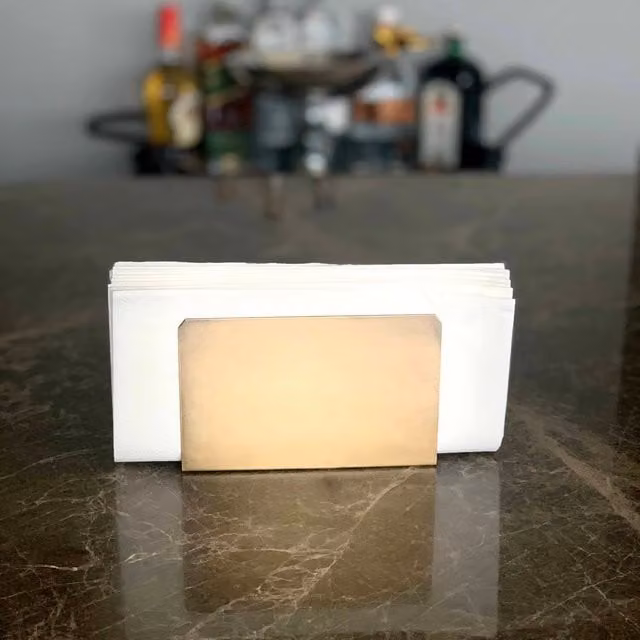 The Mia UK Gold Metal Napkin Holder