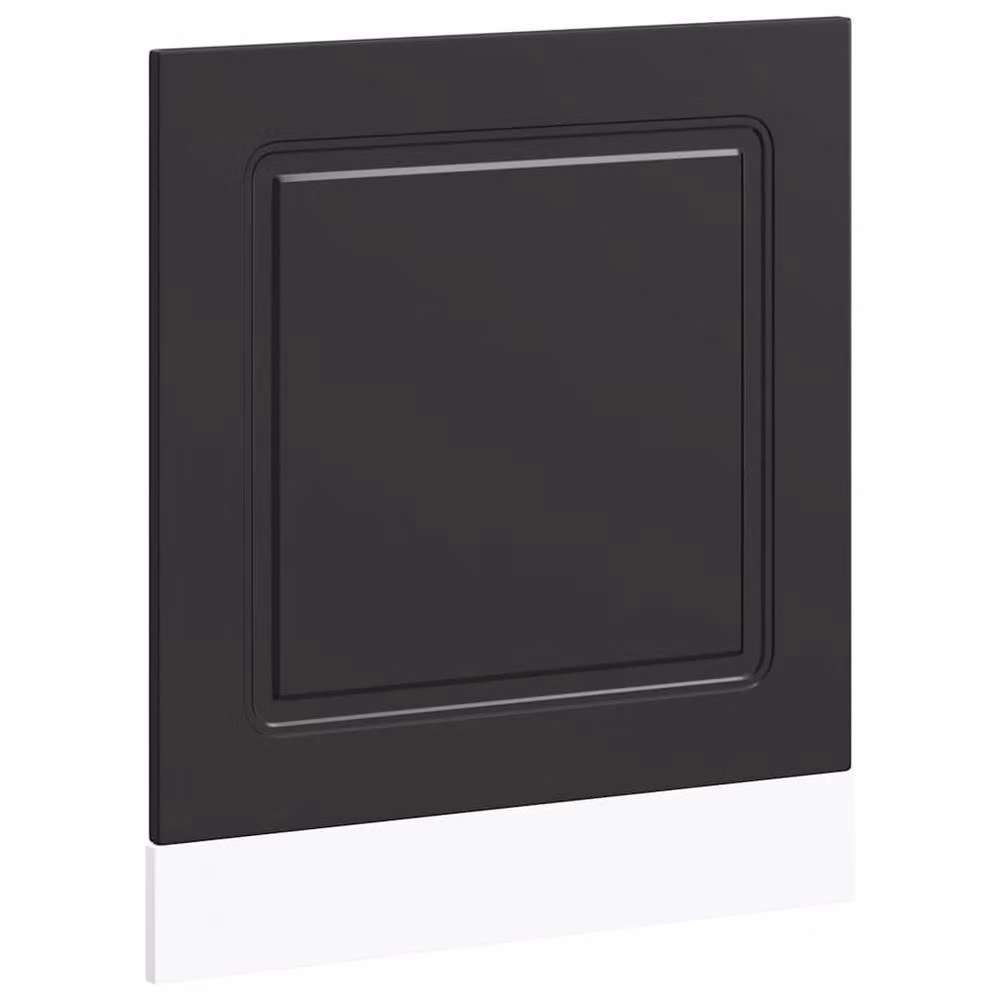 Berkfield Home Kalmar Decorative Dishwasher Panel, Black, W: 60 cm, D: 1.5 cm, H: 67 cm – 2