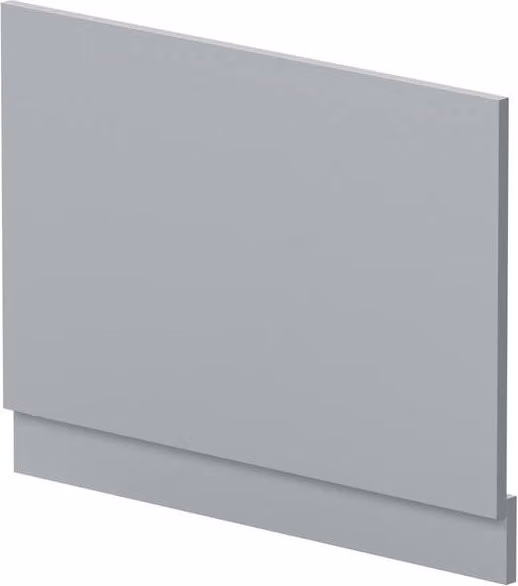 Balterley Straight Reversible Bath End Panel and Plinth in Grey