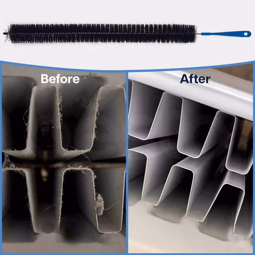 SPETLEK Flexible Radiator Cleaner and Duster Brush, Black, Length: 78 cm – 3