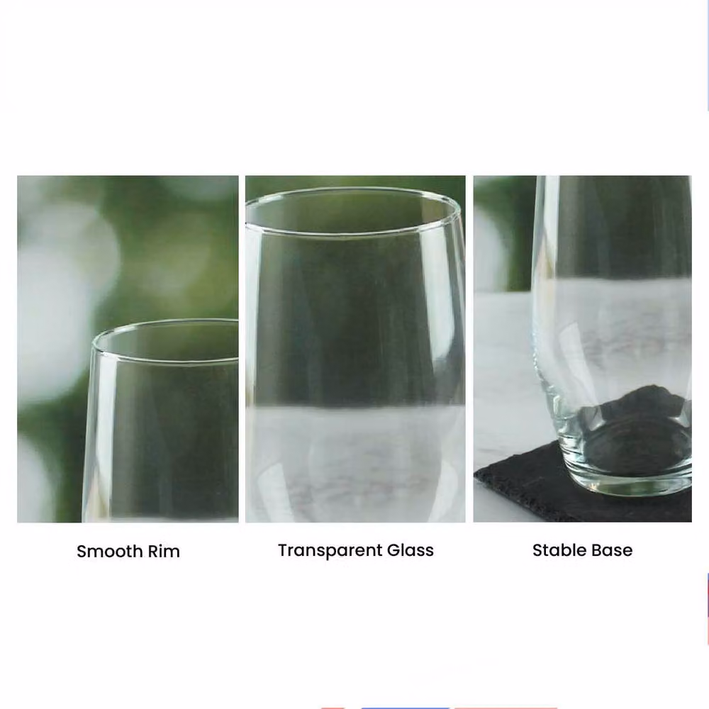 Uniqueful Personalised Ella Highball Glass Tumbler, 495 ml, Clear – 2