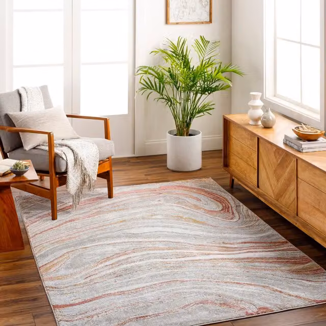Livabliss San Francisco Modern Geometric Graphic Living and Dining Rug in Multicolour, W: 160 cm, L: 215 cm
