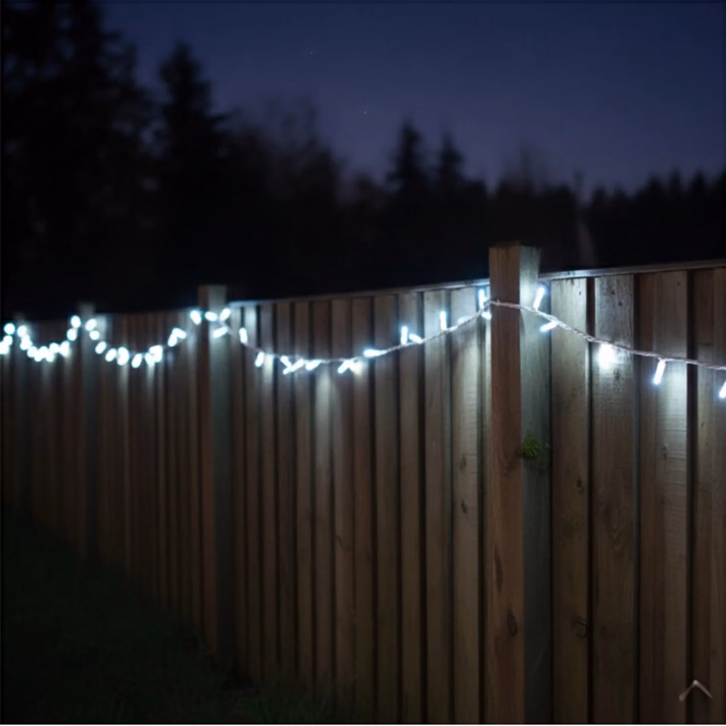 Pegdev Connectable LED String Lights in Cool White with White Rubber Cable, IP65 Waterproof, 5m – 2