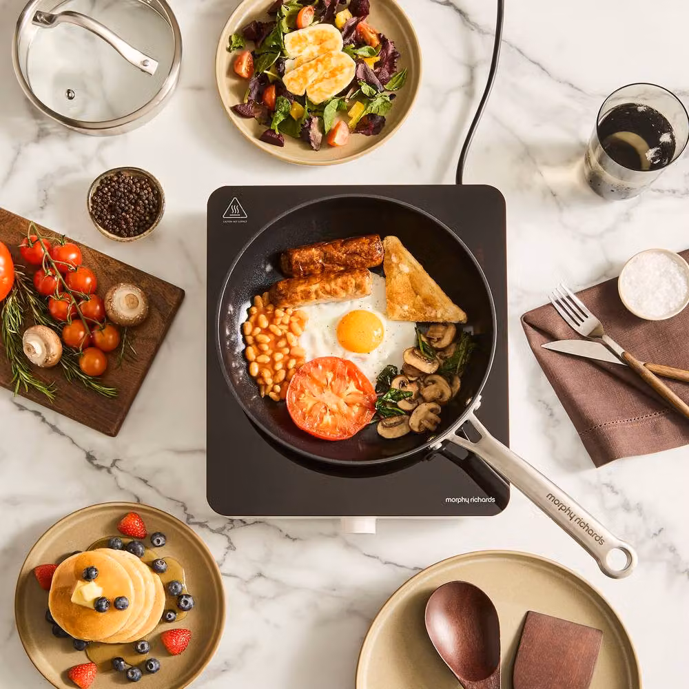 Morphy Richards Portable Single Induction Hob with Timer in White – 3