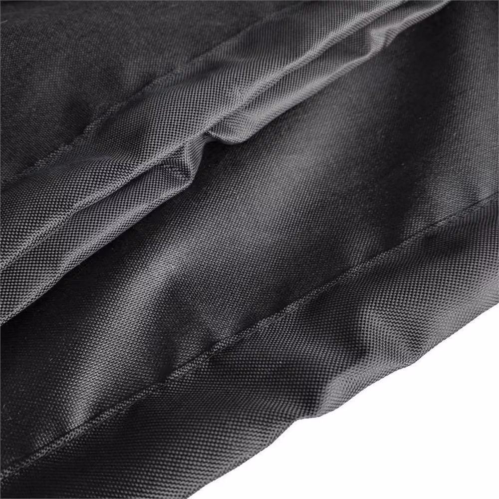 FLAVORA Heavy Duty Waterproof Round BBQ Cover in Black – 3