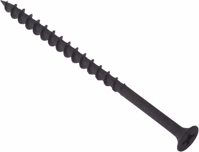 Forgefix Drywall Phillips Bugle Head Screws, Black Phosphate, 3.5 x 50 mm