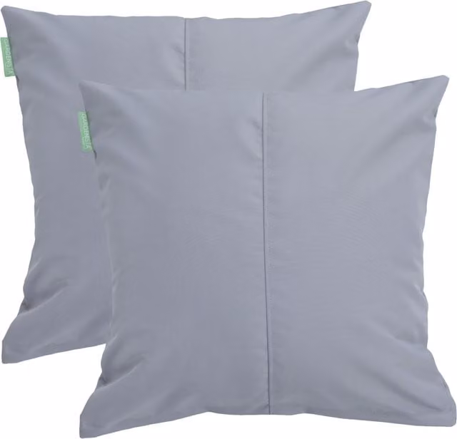 Gardenista Premium Grey Square Garden Scatter Cushion, Pack of 2, W/D/H: 45.72 x 45.72 x 45.72 cm