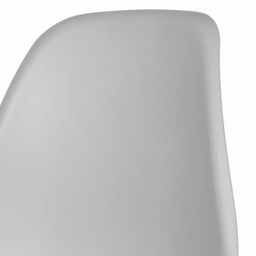 Core Products Aspen Pair of Grey Plastic Armless Dining Chairs with Powder Coated Metal Frame – 3