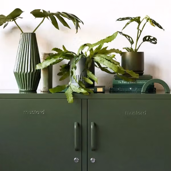 Mustard Made The Lowdown Freestanding Metal Storage Locker in Green, H 100 cm x W 72 cm x D 40 cm – 6