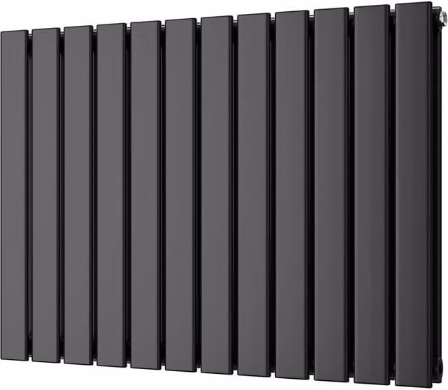 Typhoon Black Designer Double Panel Radiator W: 81.6 cm, H: 60.0 cm