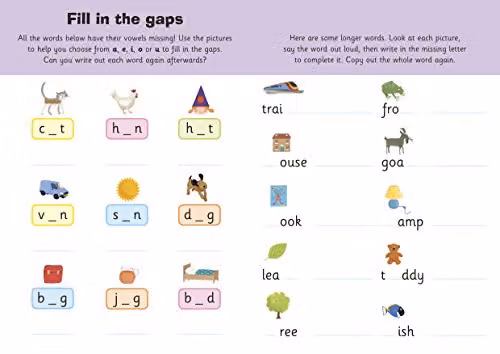 Ladybird Wipe-Clean First Spellings: Start School with Topsy and Tim Multicolour Paper Book – 2