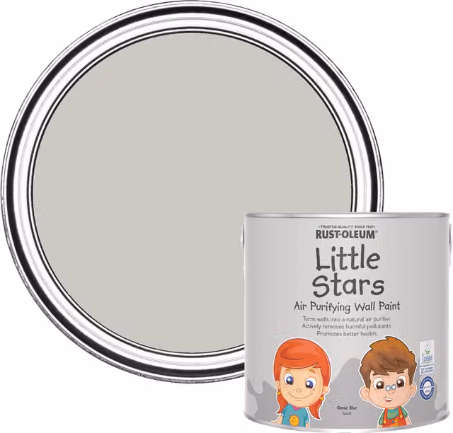Rust-Oleum Little Stars Air-Purifying Wall Paint in Genie Blue, 2.5 l