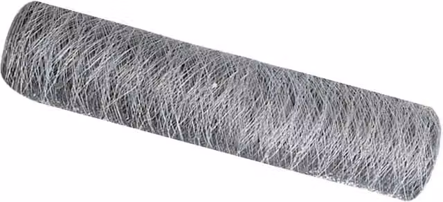 Berkfield Home Hexagon Fence in Silver Galvanised Steel, H: 80 cm, L: 25 m