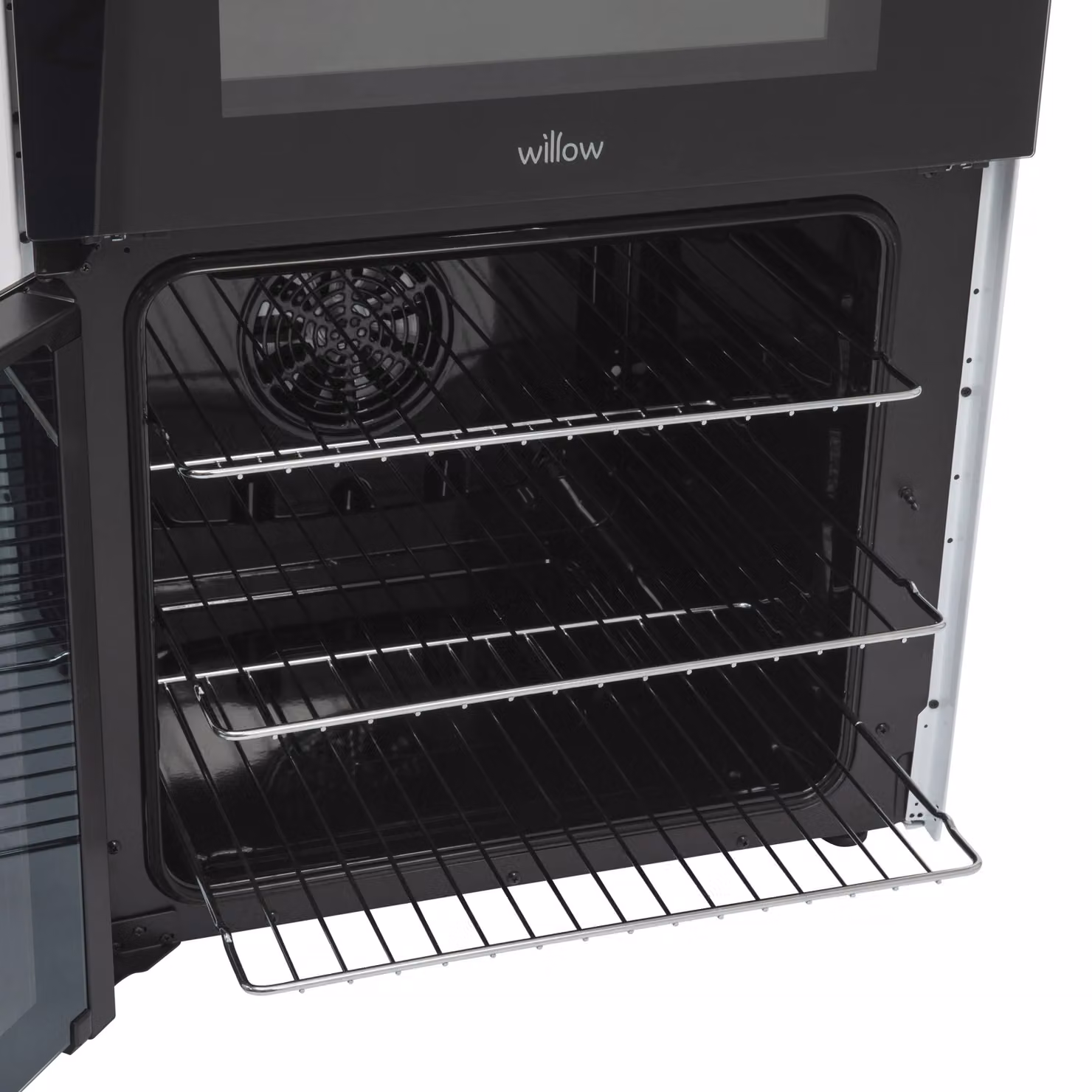 Willow WT60CCW 60cm White Freestanding Electric Twin Cavity Cooker with Ceramic Hob and Grill – 5