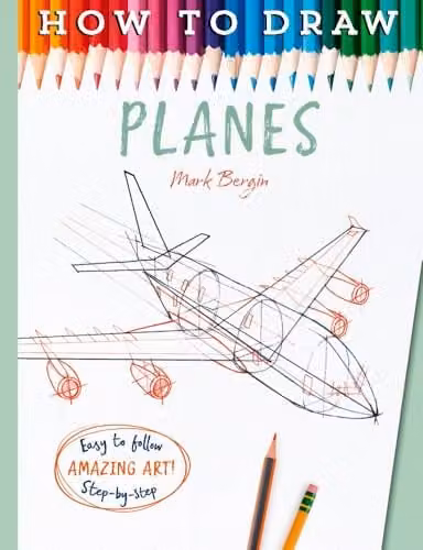 How To Draw Planes Multicolour Paper Book for Adults