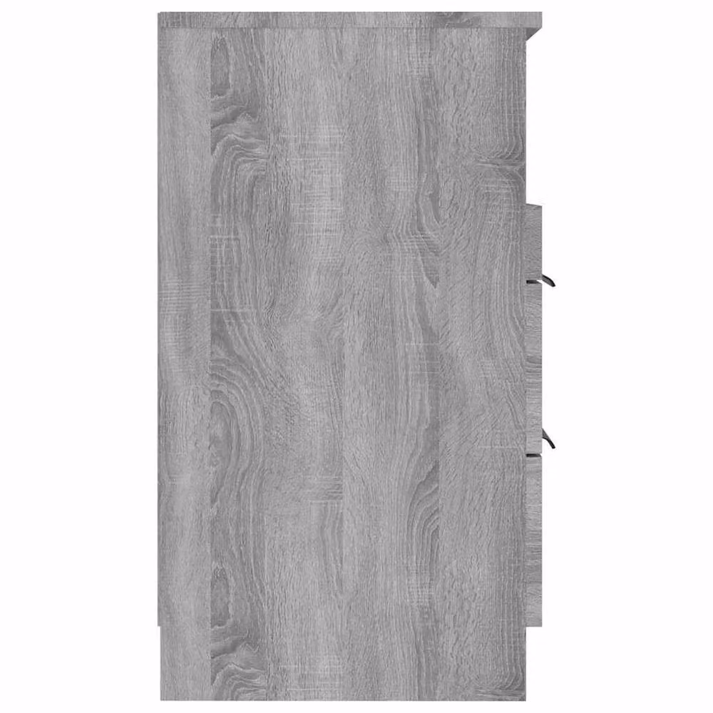 Berkfield Home Elegant Bedside Cabinets, 2 Piece Set, Grey Sonoma, W/D/H: 40 x 36 x 65 cm – 4