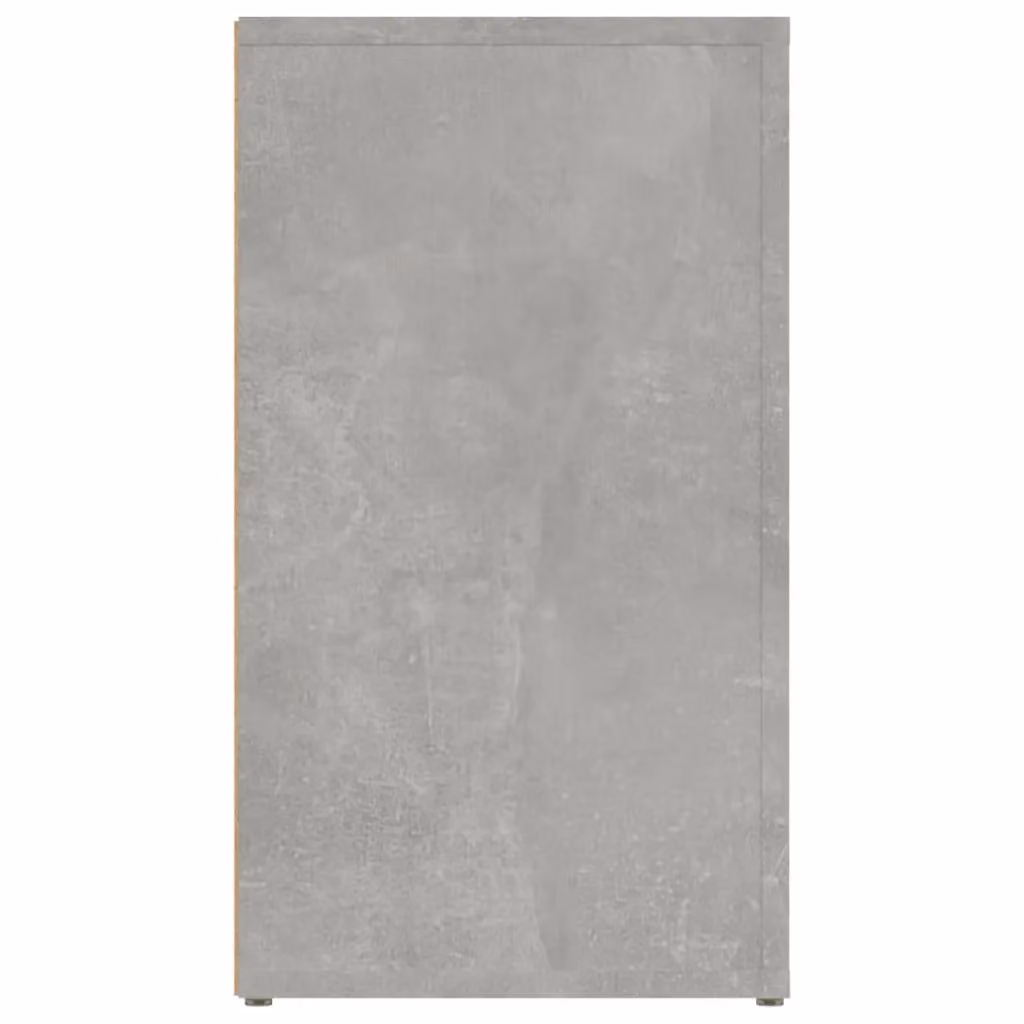 Berkfield Home Sideboard in Concrete Grey, W/D/H: 80 x 30 x 54 cm – 3