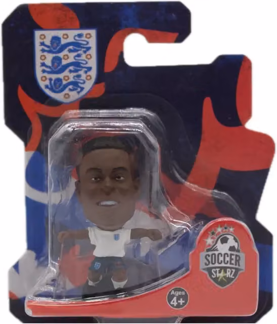 SoccerStarz Marc Guehi England 2024 Version Mini Figure, White, Height: 5 cm