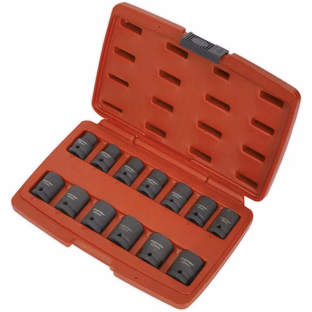 Loops 13 Piece Impact Socket Set, 1/2 inch Sq Drive, Black Chrome Molybdenum Steel – 2