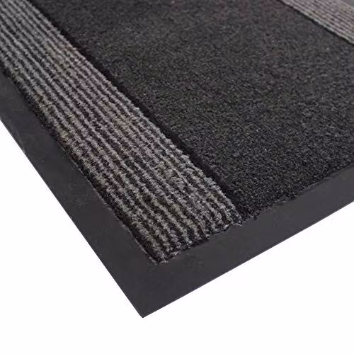 JVL Miracle Machine Washable Non-Slip Barrier Doormat, Anthracite Grey, W: 40 cm, D: 60 cm – 6