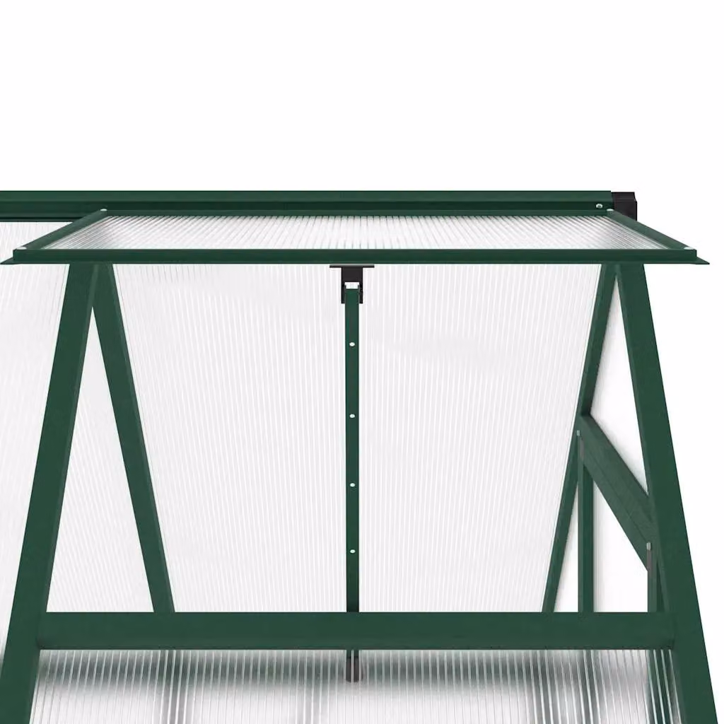 Berkfield Home Greenhouse with Base Frame, Green, W/D/H: 169 x 114 x 202 cm – 4