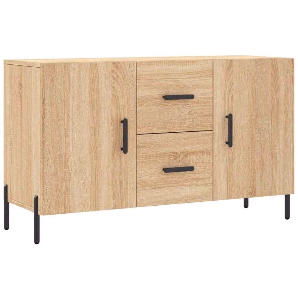 Berkfield Home Sonoma Oak Sideboard in Brown, W/D/H: 100 x 36 x 60 cm – 2