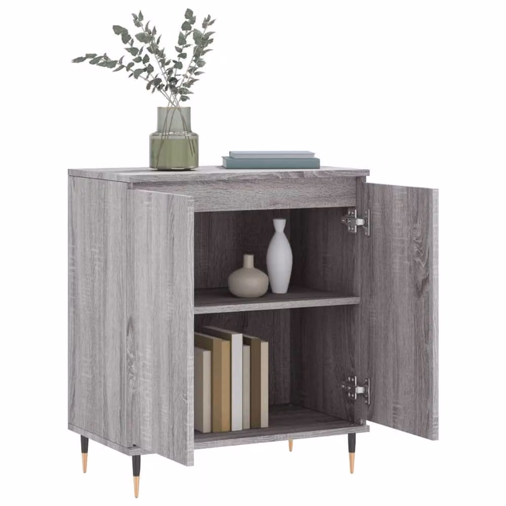 Berkfield Home Grey Sonoma Sideboard in Engineered Wood W/D/H: 60 x 35 x 70 cm – 2